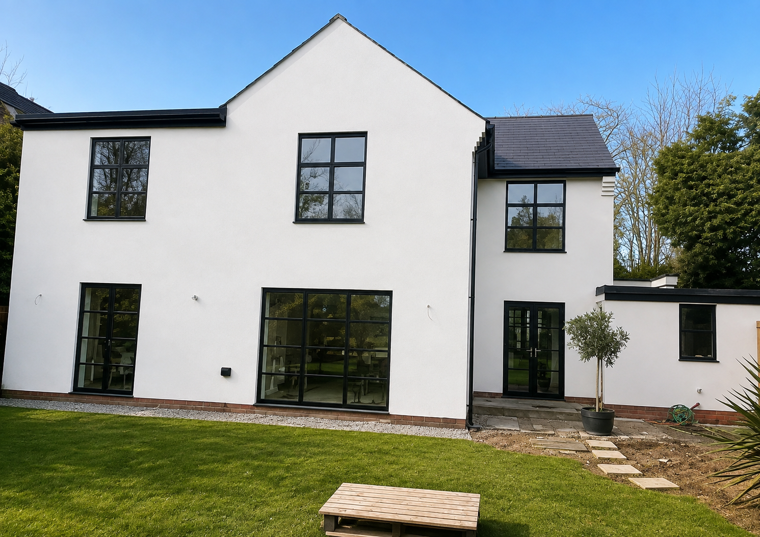 Rear elevation render